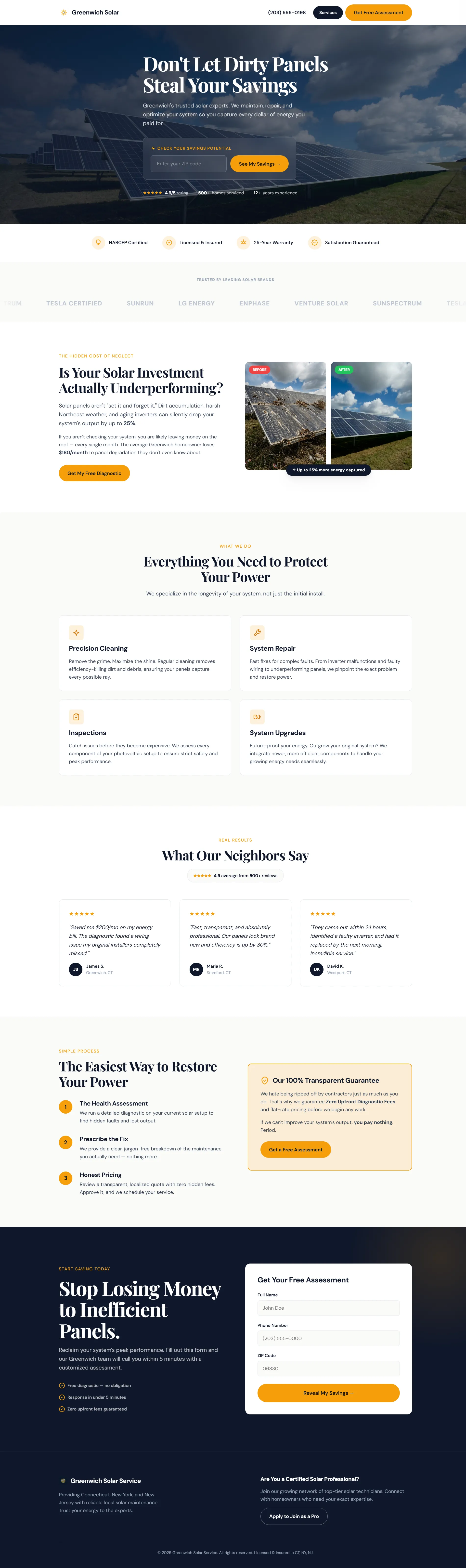 Greenwich Solar full site